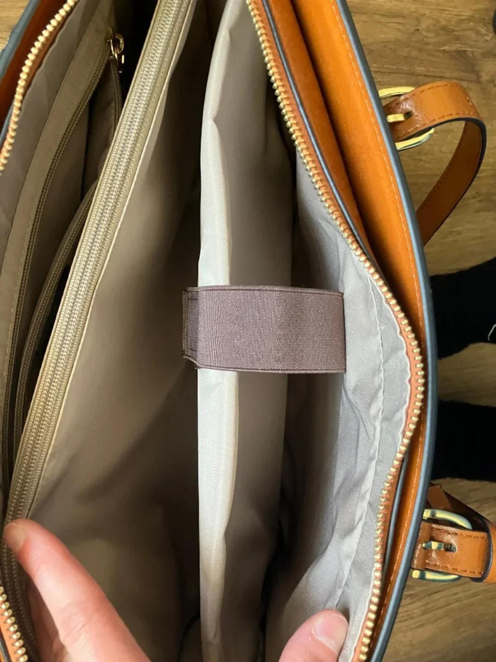 BOSTANTEN Laptop Bag for Women 15.6 inch Computer Leather Briefcase Vintage Work